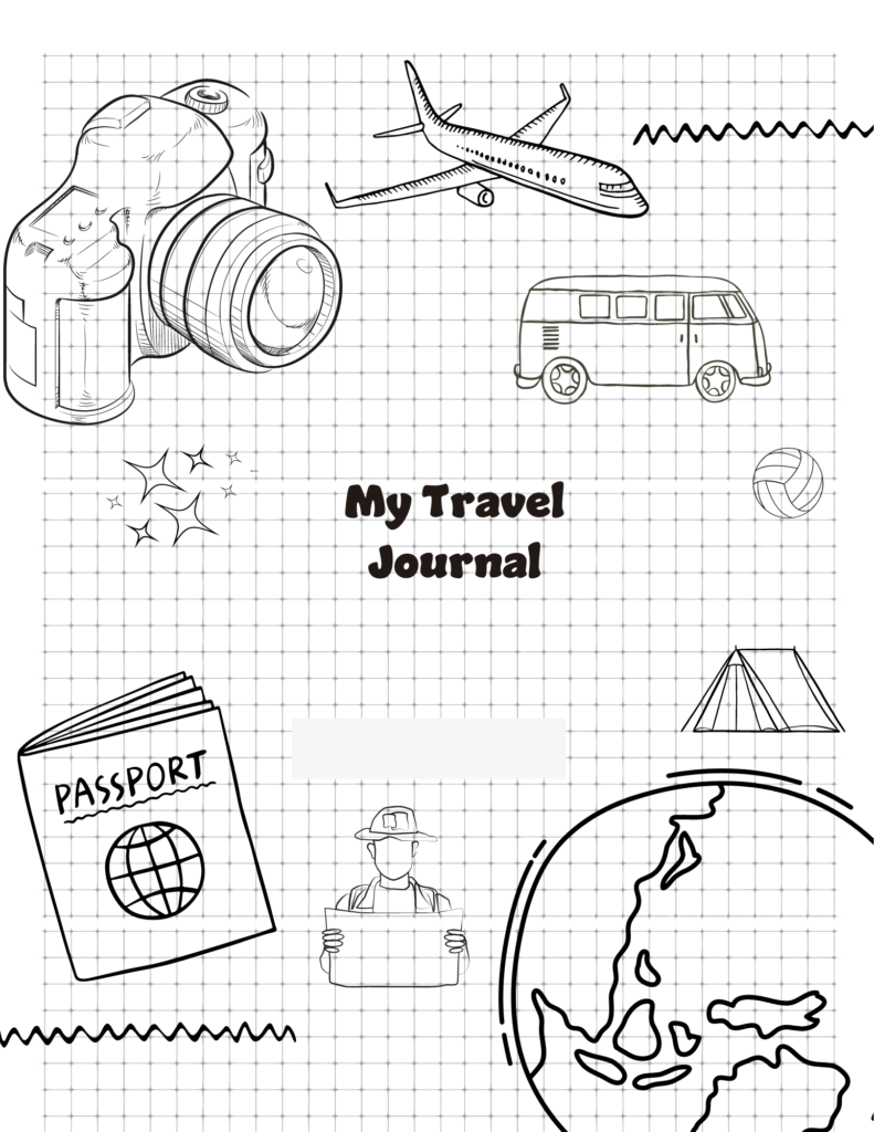 free travel journal kidsjournals.com